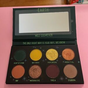 Melt Cosmetics Earth Palette with Vibrant Hues